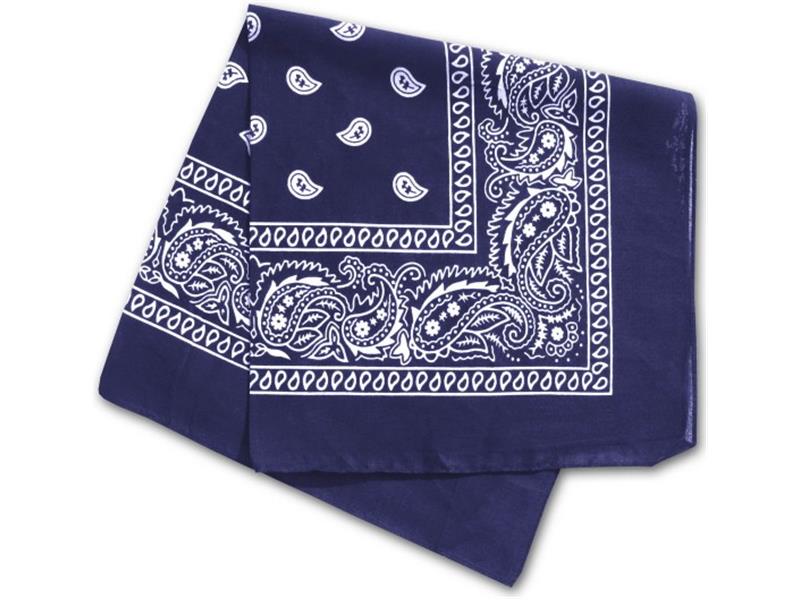 Bandana 50x50cm western blue