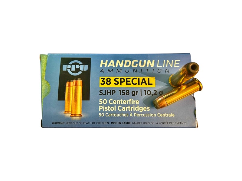 Naboj PPU 38 Special SJHP - 10,2g/158gr