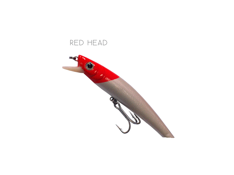 Lure DTD Skušica - Red Head 70 mm (Red Head) Floating