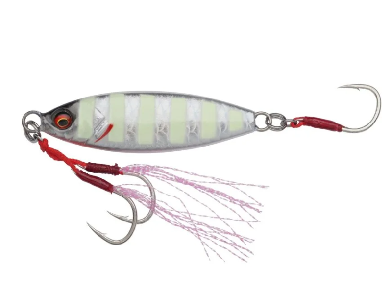 Lure jig SAVAGE GEAR Slow Seeker - Zebra Glow