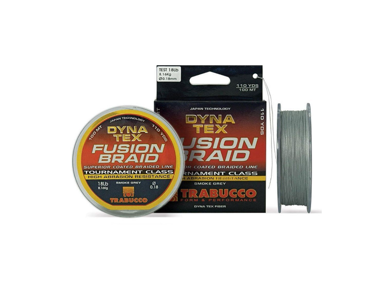 Filo TRABUCCO Dyna TEX FUSION BRAID Smoke Gray