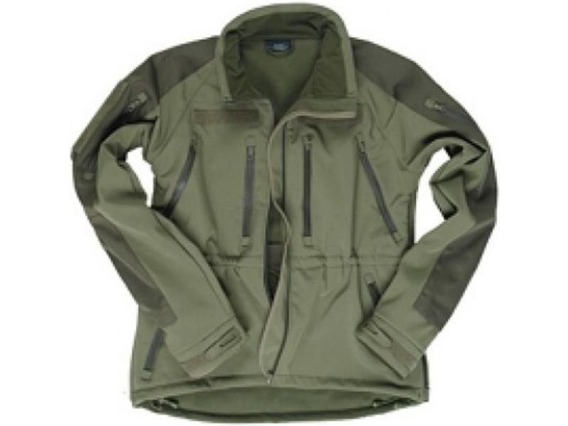 MILPLUS softshell jacket olive green