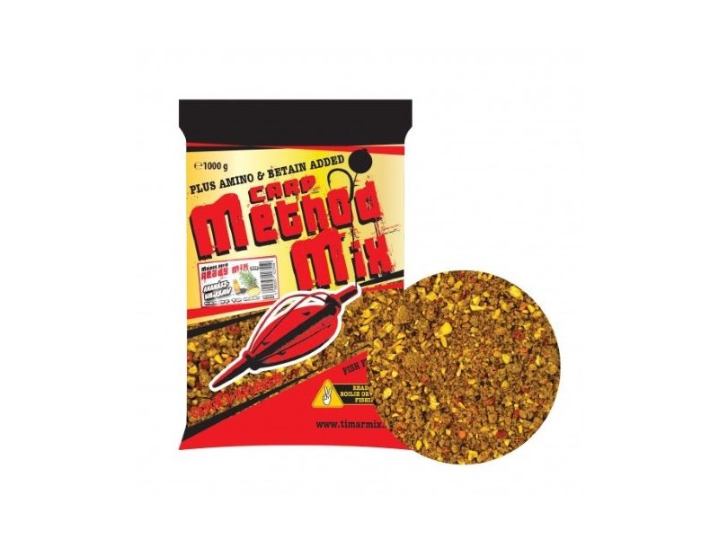 Futter zum Anlocken TIMAR MIX Carp Method Mix 1 kg - Erdbeere