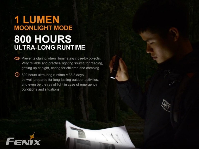 Rechargeable flashlight FENIX UC35 V2.0