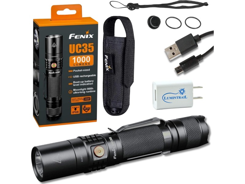 Rechargeable flashlight FENIX UC35 V2.0