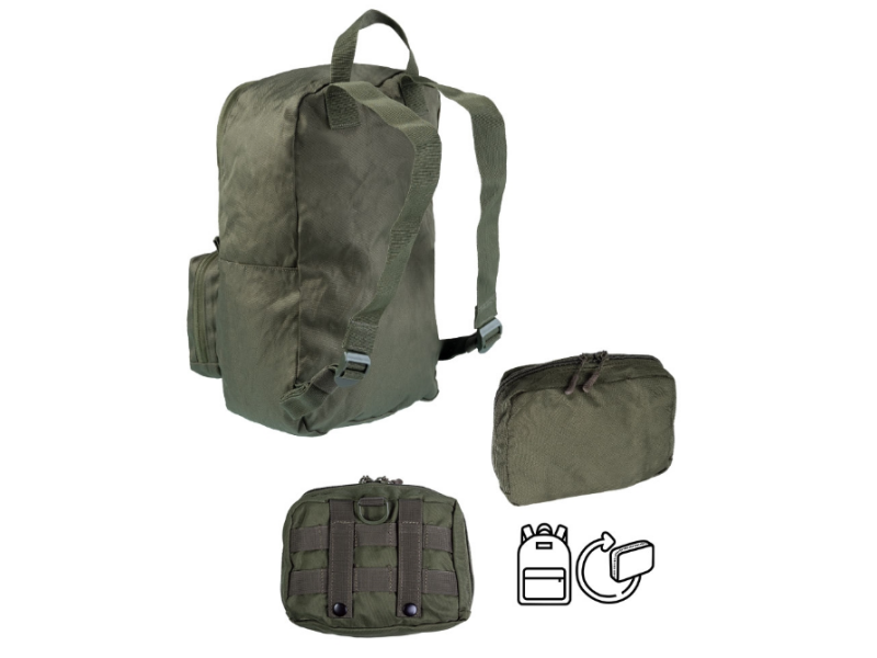 Zaino militare MILTEC US BLACK ULTRA COMPACT ASSAULT BACKPACK - verde