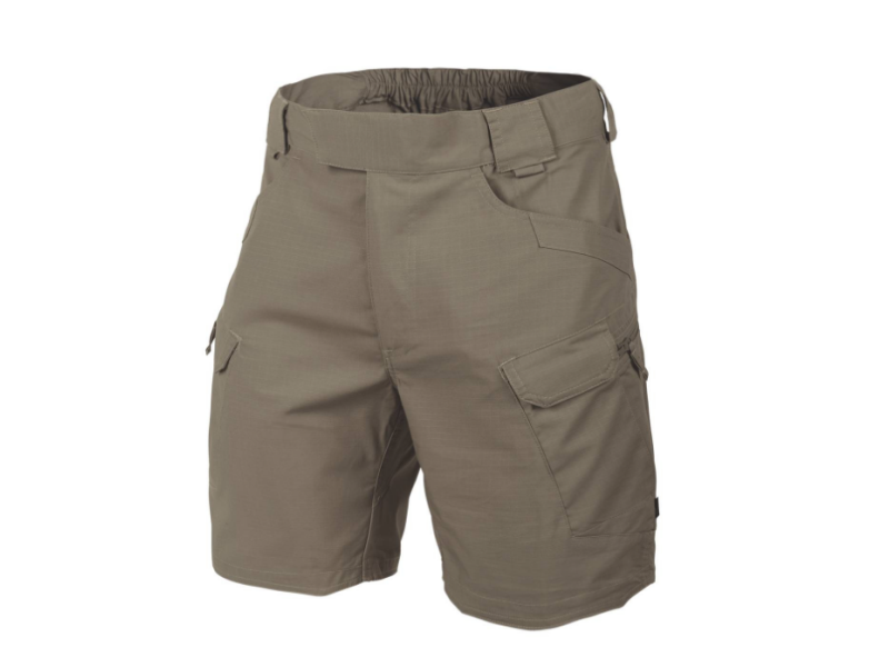 Kurze Hosen HELIKON UTS (URBAN TACTICAL SHORTS) - POLYCOTTON RIPSTOP RAL7013 grün