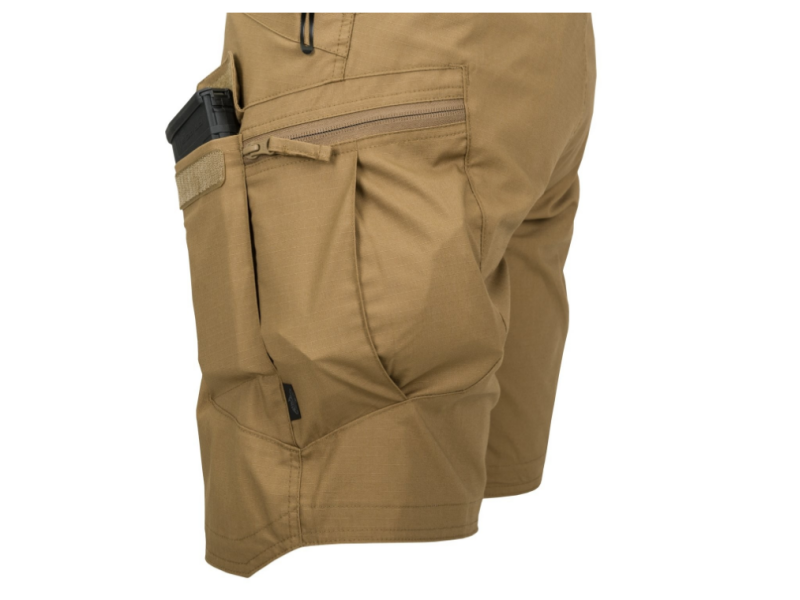 Kurze Hosen HELIKON UTS (URBAN TACTICAL SHORTS) - POLYCOTTON RIPSTOP RAL7013 grün