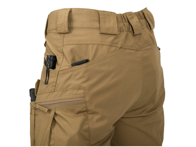 Kurze Hosen HELIKON UTS (URBAN TACTICAL SHORTS) - POLYCOTTON RIPSTOP RAL7013 grün
