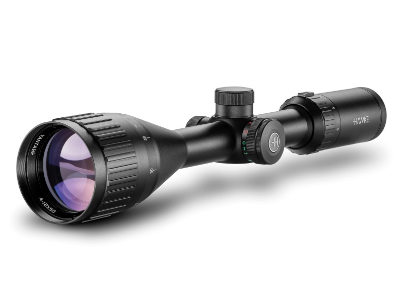 Schussvisier HAWKE 4-12x50 AO Mil Dot Center IR