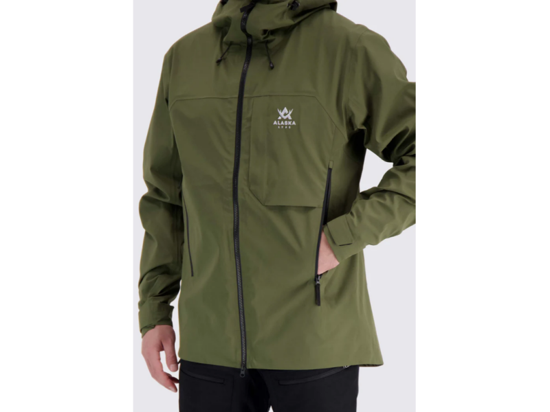 ALASKA 1795 Velvet 3 Layer jacket - green
