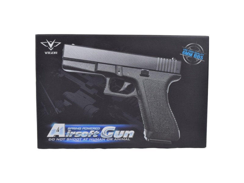 Spring airsoft pistol VIGOR V307 - 6 mm BBs