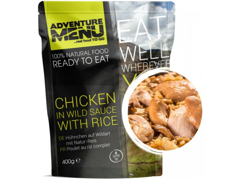 Gericht ADVENTURE MENU in wilder Sauce mit Hähnchen - 400g