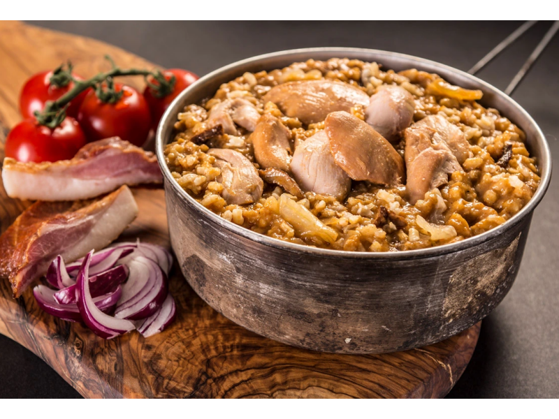 Gericht ADVENTURE MENU in wilder Sauce mit Hähnchen - 400g