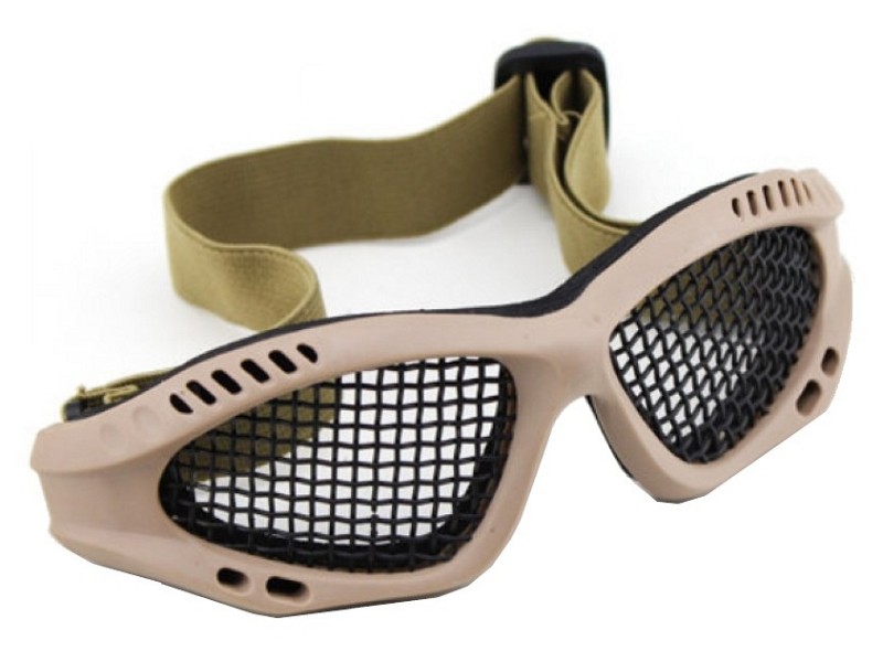 Schutzbrille mit Metallnetz WOSPORT