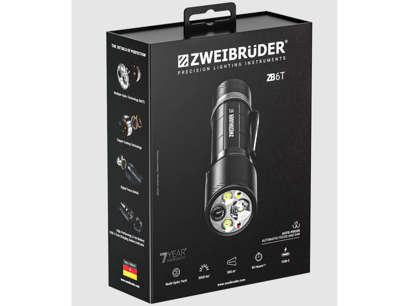 Lampada ricaricabile ZWEI BRUDER ZB6T - 3000 lm