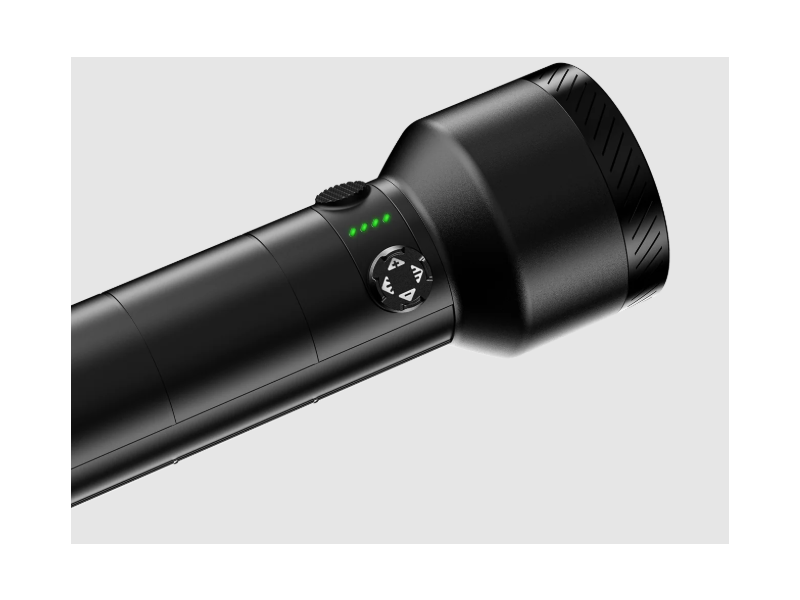 Rechargeable flashlight ZWEI BRUDER ZB8T - 4000 lm