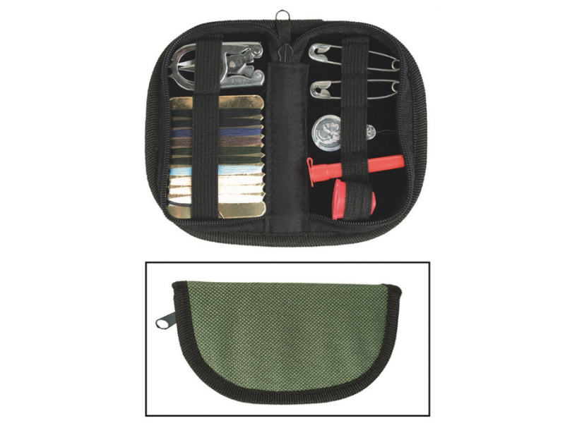 Nähset MILTEC grün mit Tasche